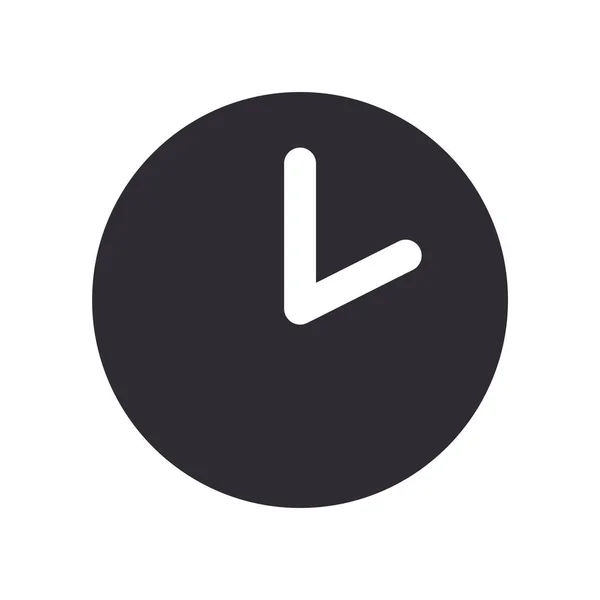 Relógio Vetor Web Ícone —  Vetores de Stock
