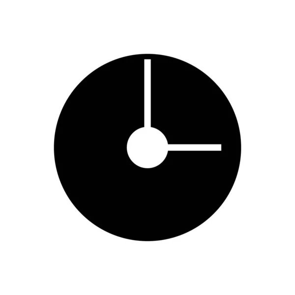 Horloge Vectorielle Icône Web — Image vectorielle