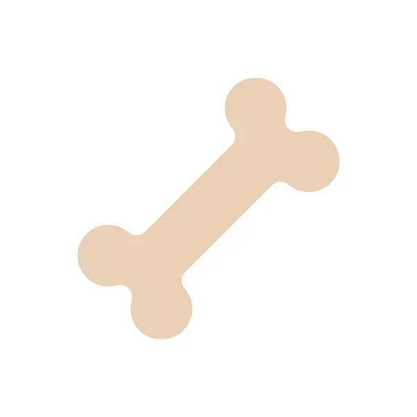 Minimalistic Vector Illustration Bone Icon — Vettoriale Stock