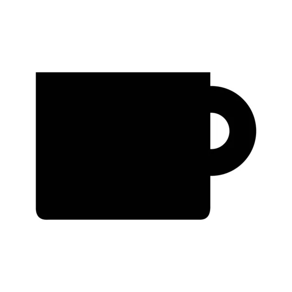 咖啡杯图标 矢量图解 — 图库矢量图片