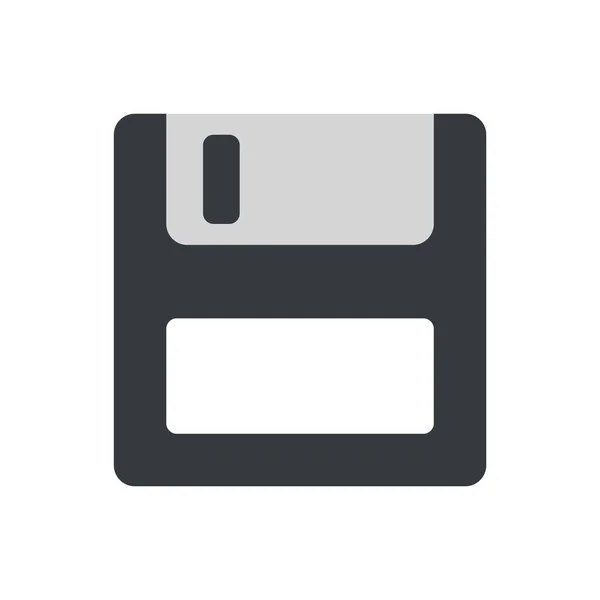 Floppy Disk Icon Flat Illustration Diskette Vector Icons Web Design — Stock Vector