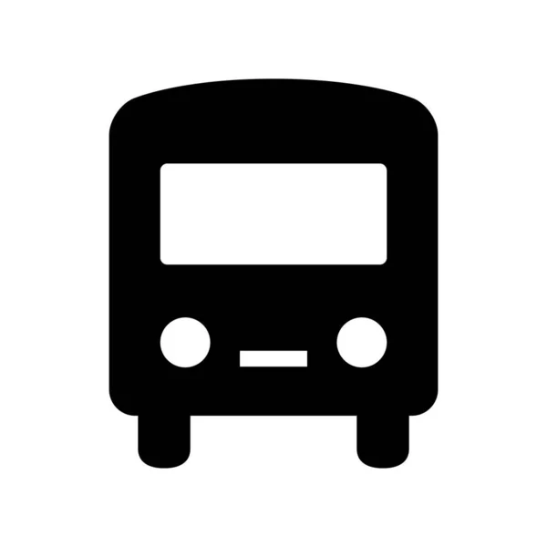 Bus Icon Flat Illustration Design — Vettoriale Stock