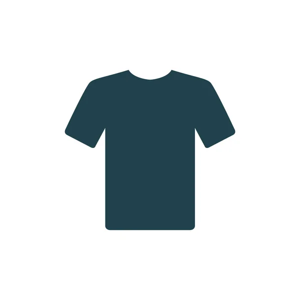 Shirt Design Ícone Plano Vetorial — Vetor de Stock