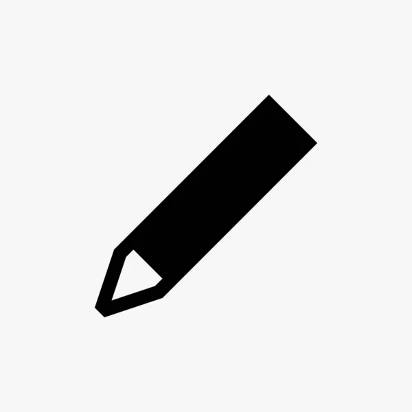 Vector Illustration Icon Pencil — Stock Vector