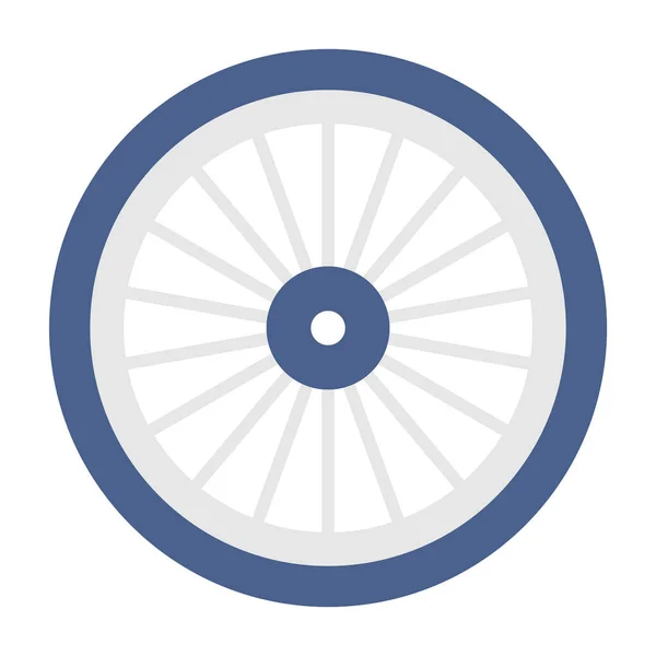 Ikona Kola Jednoduchá Ilustrace Ikon Cyklistických Vektorů Pro Web — Stockový vektor