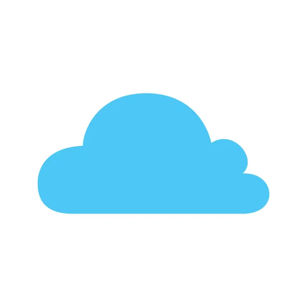 Cloud Webvektorsymbol — Stockvektor