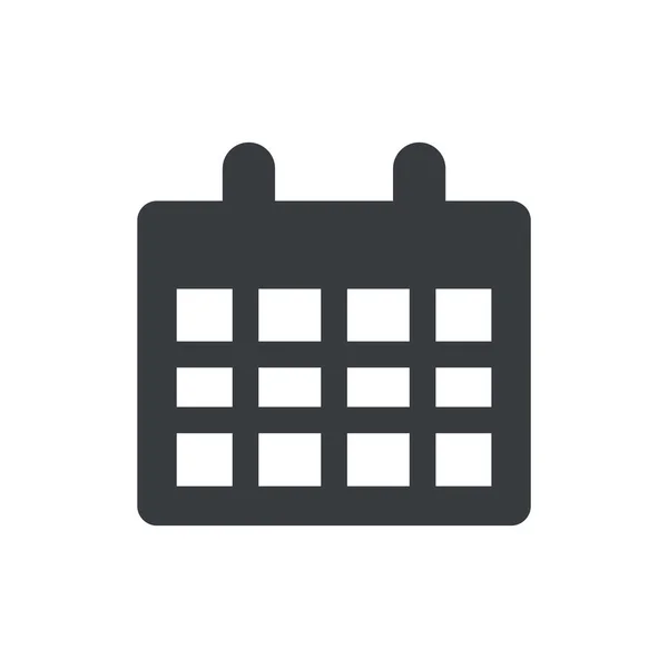 Vector Illustration Icon Calendar — Stock Vector