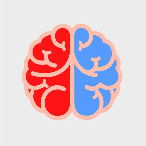 脳のアイコンベクトル図 — ストックベクタ