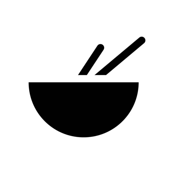 Bowl Icon Vector Illustration — Stock Vector