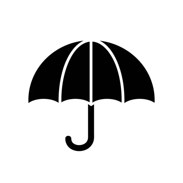 Umbrella Icon Flat Vector Illustration Design — стоковый вектор