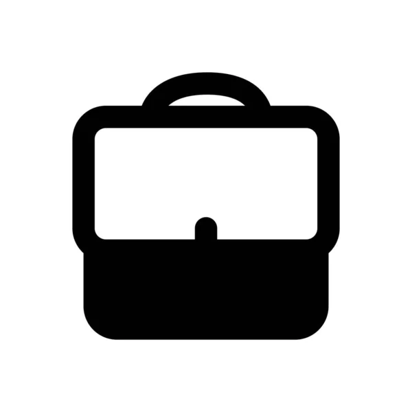 Briefcase Icon Isolated White Background — Stock Vector