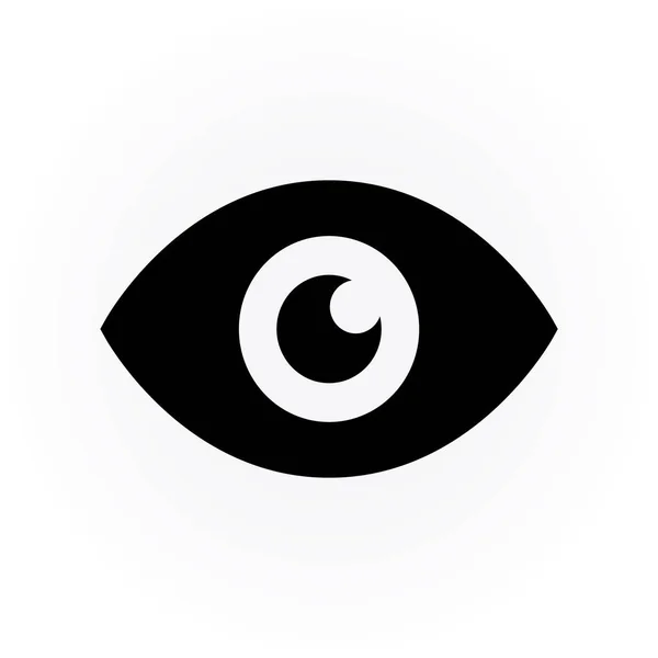 Eye Icon Flat Vector Illustration Design — Stockvektor