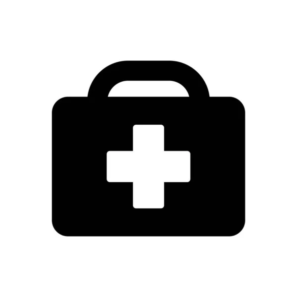 First Aid Kit Icon Vector Illustration Graphic Design — Stock Vector