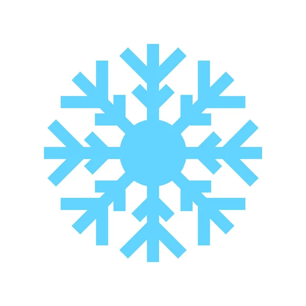 Ilustración Vectorial Minimalista Icono Nieve — Archivo Imágenes Vectoriales