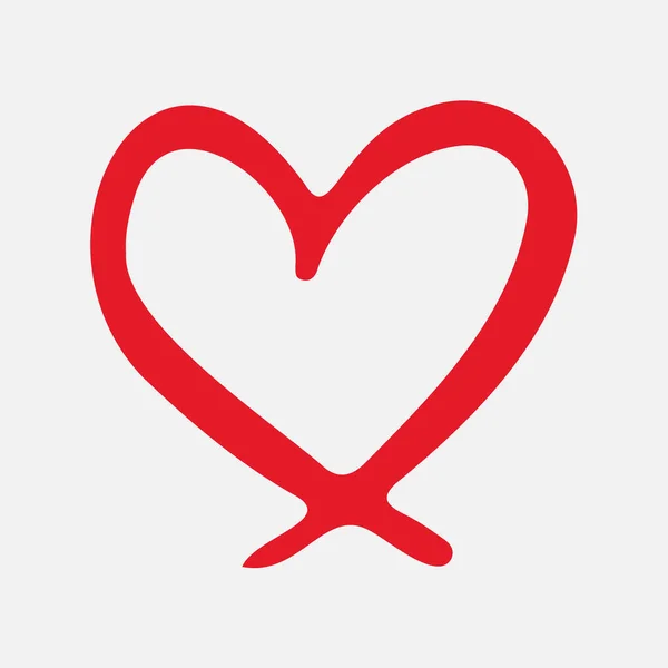 Heart Icon Love Concept — Stock Vector