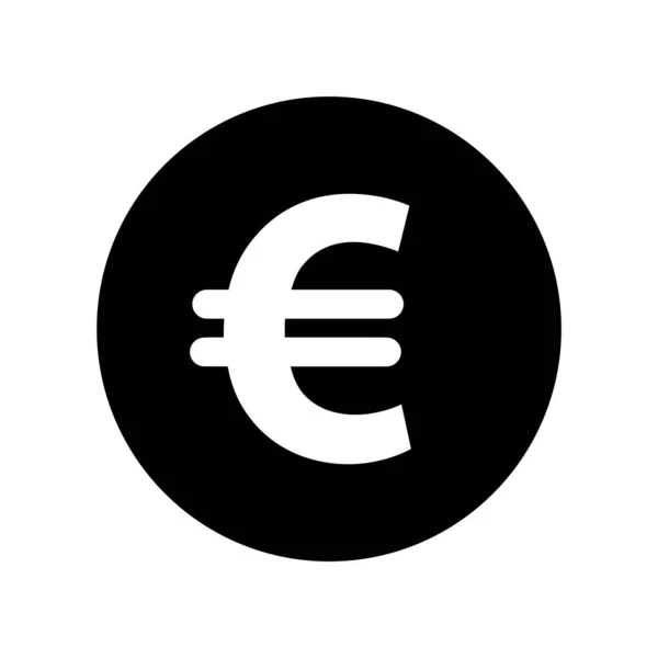 Ilustração Vetor Ícone Euro — Vetor de Stock