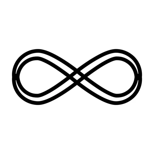 Infinity Vector Icon Logo Design Template — Stockvektor