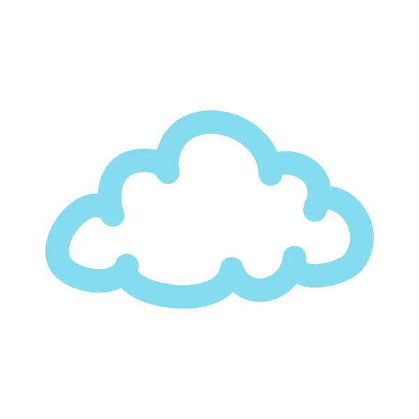 Ikona Wektora Chmury Web — Wektor stockowy