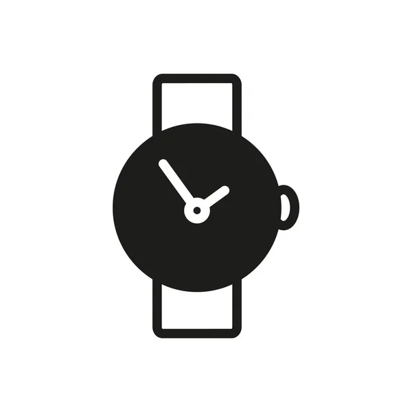 Relógio Vetor Web Ícone — Vetor de Stock