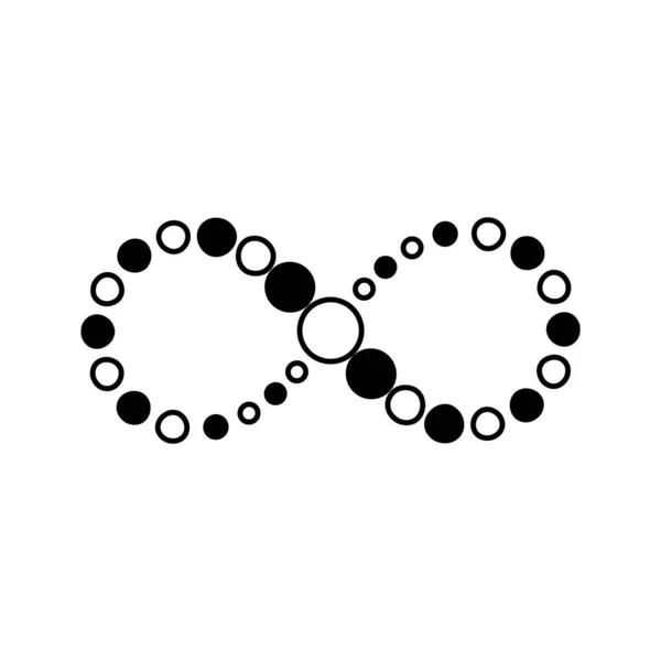 Infinity Vector Pictogram Logo Ontwerp Template — Stockvector