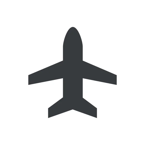 Vektor Illustration Symbol Eines Flugzeugs — Stockvektor