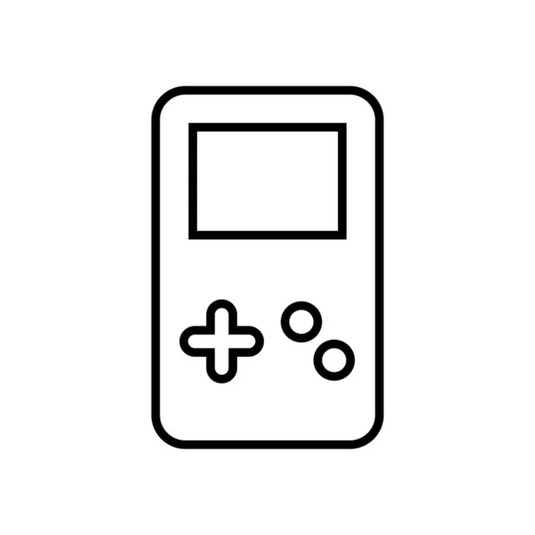 Game Console Icon Vector Illustration — Stock Vector
