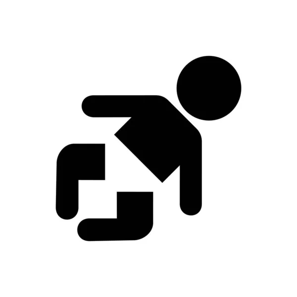 Man Bag Icon Vector Illustration — 图库矢量图片