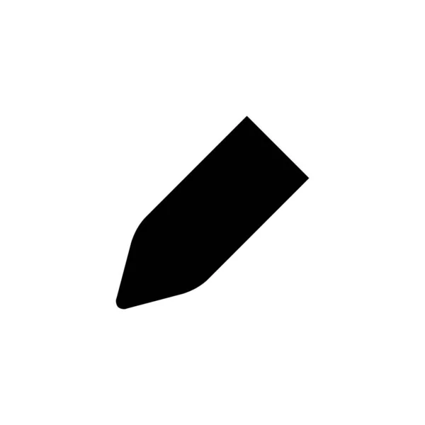 Icône Illustration Vectorielle Crayon — Image vectorielle