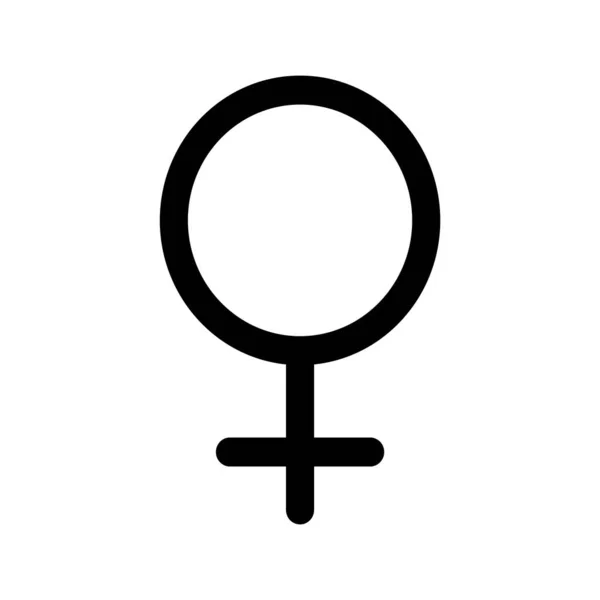Мінімалістична Векторна Ілюстрація Гендерна Іконка — стоковий вектор