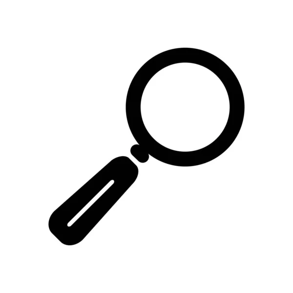 Minimalistic Vector Illustration Magnifying Glass Icon — Stockvektor