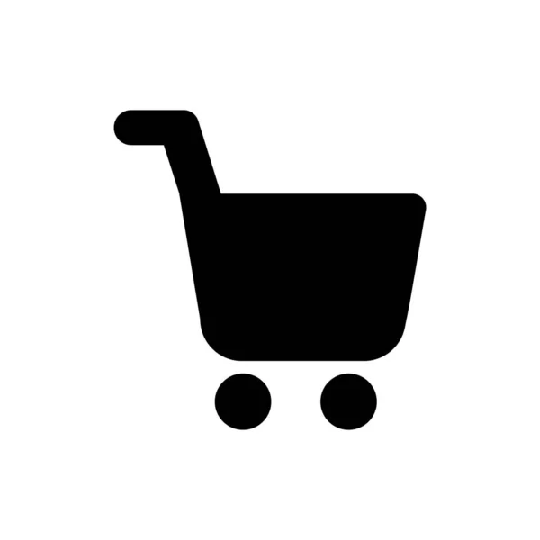 Shopping Cart Icon Vector Illustration — Stock Vector