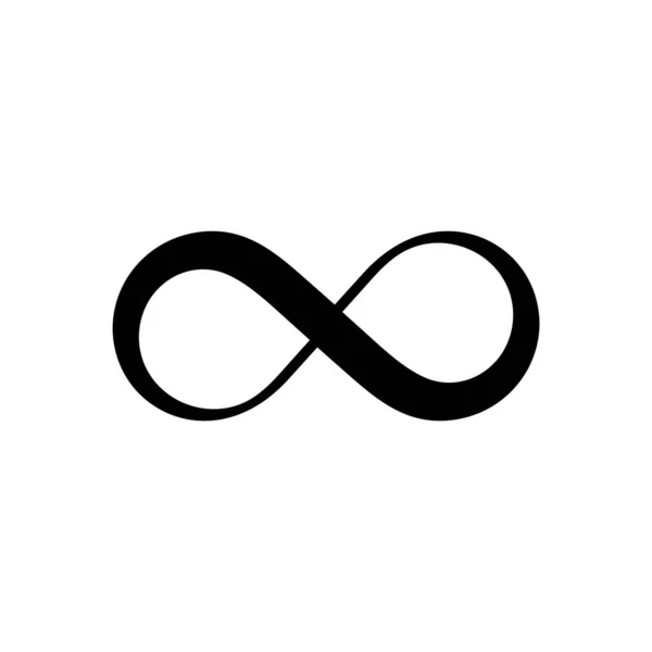 Infinity Vector Icon Logo Design Template —  Vetores de Stock