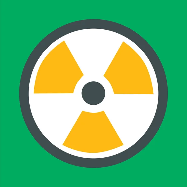 Radyasyon Çizgisi Vektör Simgesi — Stok Vektör