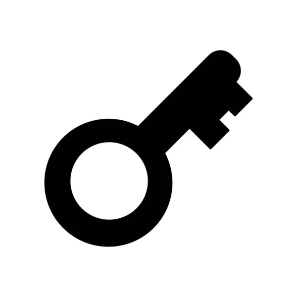 Kapı Anahtarı Vektör Simgesi — Stok Vektör