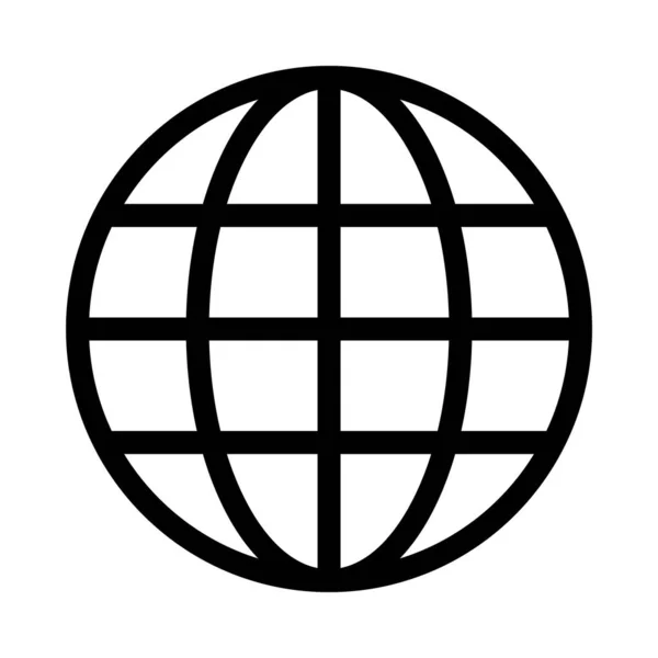 Illustration Des Globalen Sphere Icon Vektors — Stockvektor