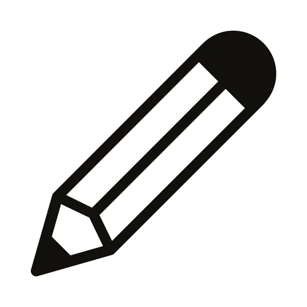 Vector Illustration Icon Pencil — Vettoriale Stock