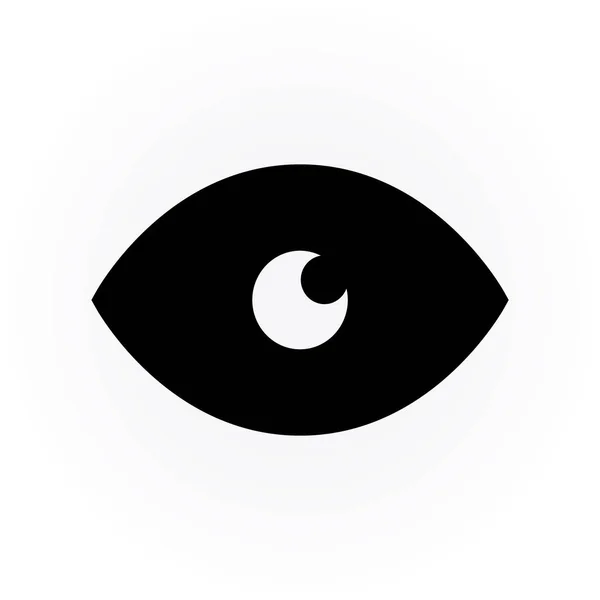 Значок Очей Плоский Векторний Дизайн Ілюстрації — стоковий вектор