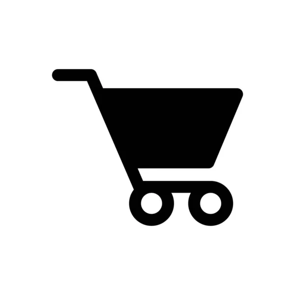 Shopping Cart Icon Vector Illustration — Stock Vector