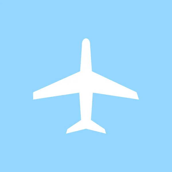 Vector Illustration Icon Plane — Stock Vector
