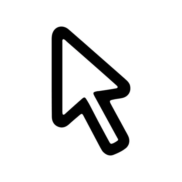 Cursor Symbol Vektor Illustrationsdesign — Stockvektor