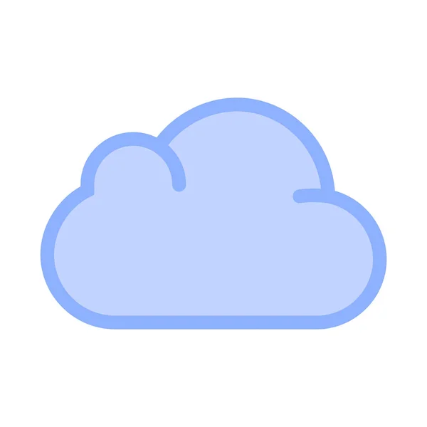 Nube Web Vector Icono — Archivo Imágenes Vectoriales