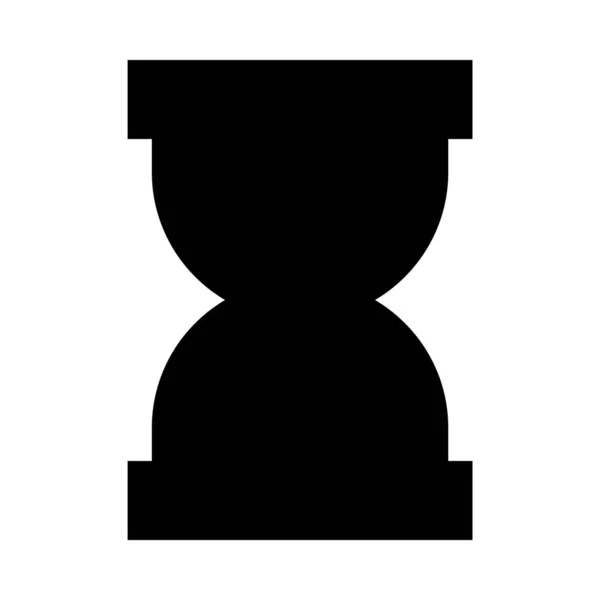 Icône Vectorielle Plate Sablier — Image vectorielle