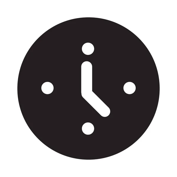 Reloj Vector Icono Web — Archivo Imágenes Vectoriales