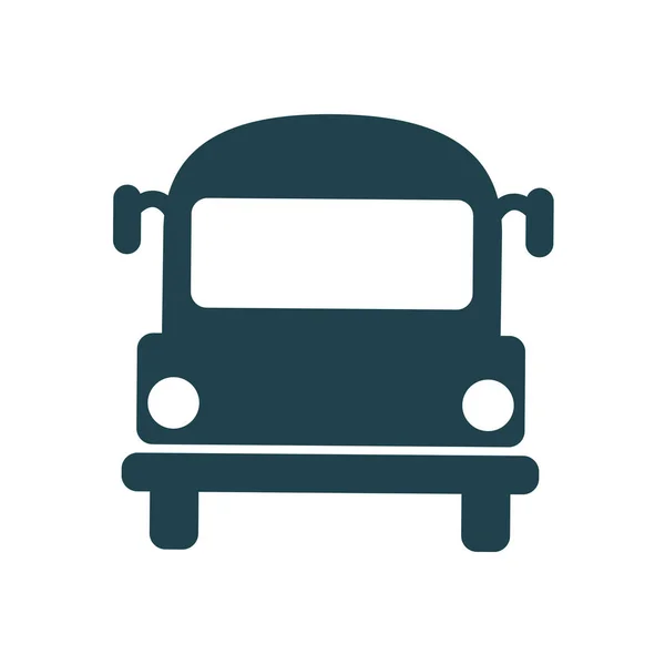 Icono Bus Diseño Ilustración Plana — Vector de stock