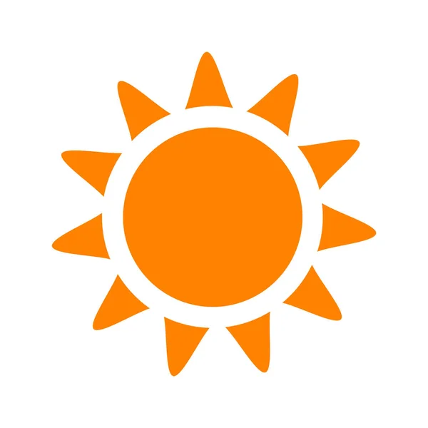 Sun Icon Vector Illustratie — Stockvector