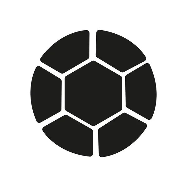 Illustration Vectorielle Icône Ballon Football — Image vectorielle