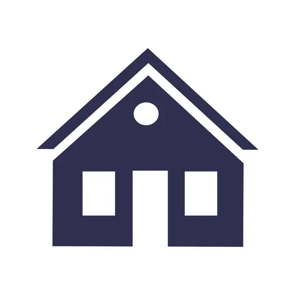 Beyaz arkaplanda izole edilmiş evin vektör simgesi