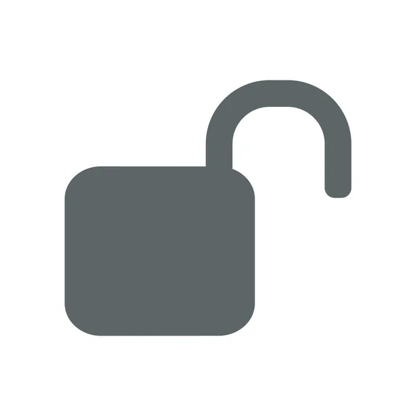 Padlock Icon Vector Illustration — Stock Vector