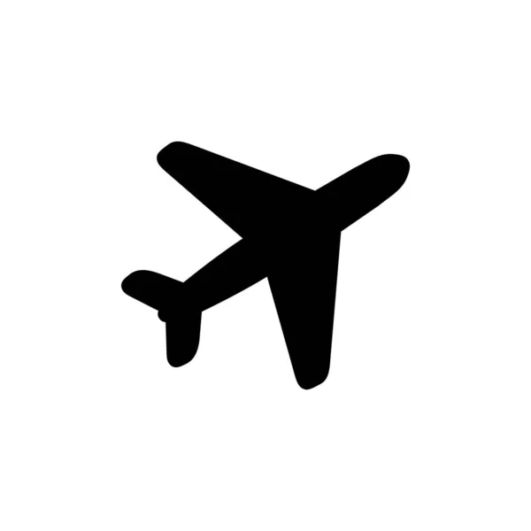 Vektor Illustration Symbol Eines Flugzeugs — Stockvektor