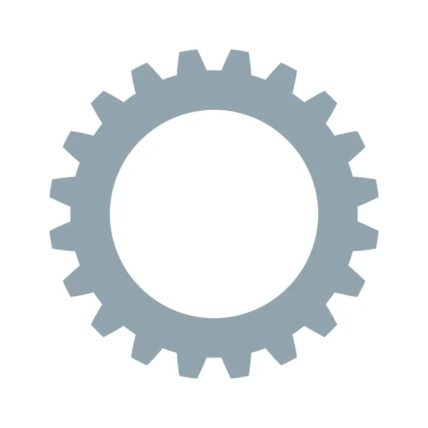 Minimalistic Vector Illustration Gear Icon — Stock Vector